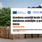 Comunicare finalizare project – Dezvoltarea societății Borsilv SRL prin digitalizarea activităților/ proceselor interne